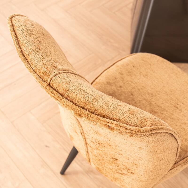 Dining Chairs Set of 2, Armless Kitchen Chairs, Soft Cushion