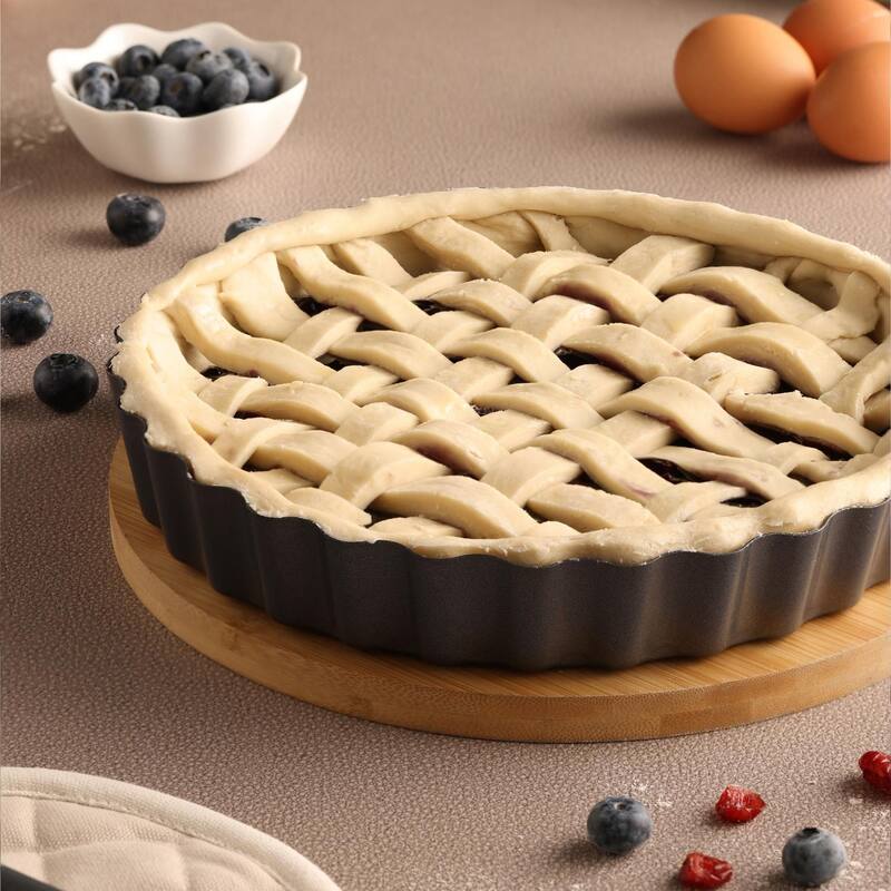 Zyliss Non-Stick Removable Base Tart Pan 10in