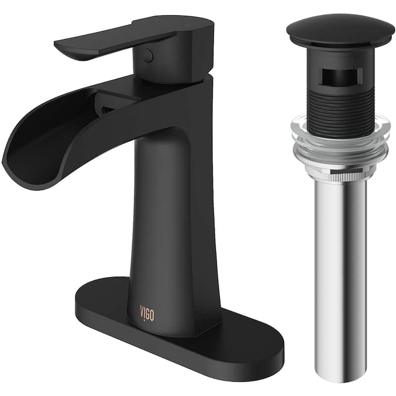 VIGO Paloma 7" H Single Handle Single Hole Bathroom Faucet Set
