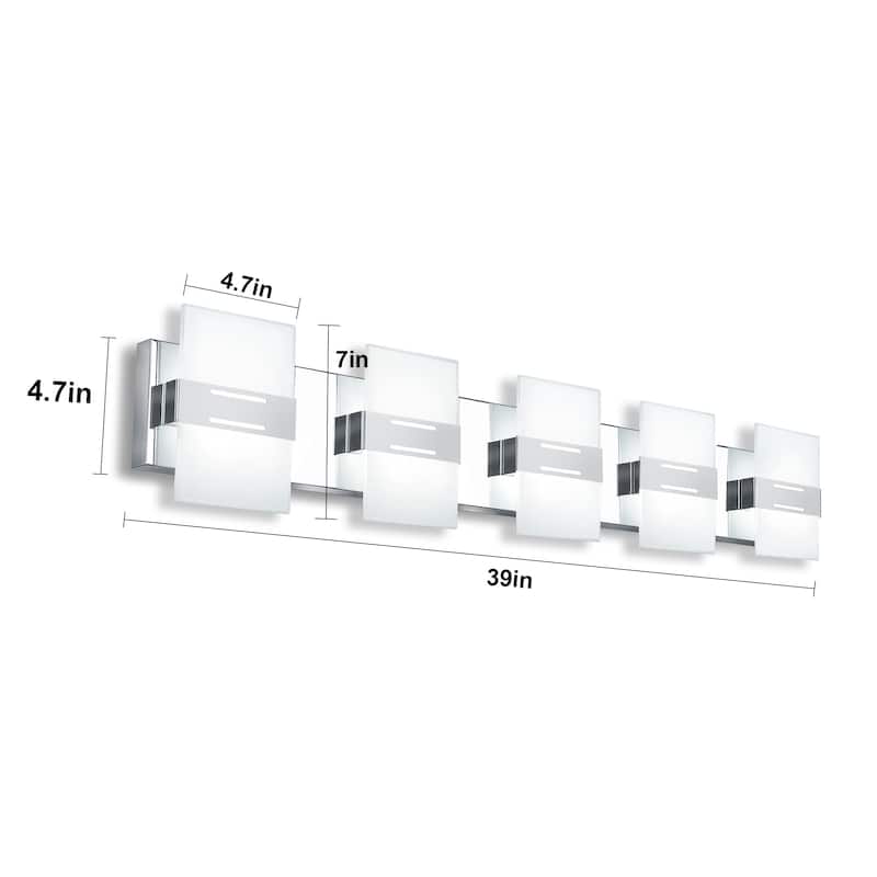 LED Vanity Light Bathroom Light Fixtures Dimmable Bathroom Vanity Lighting Fixtures