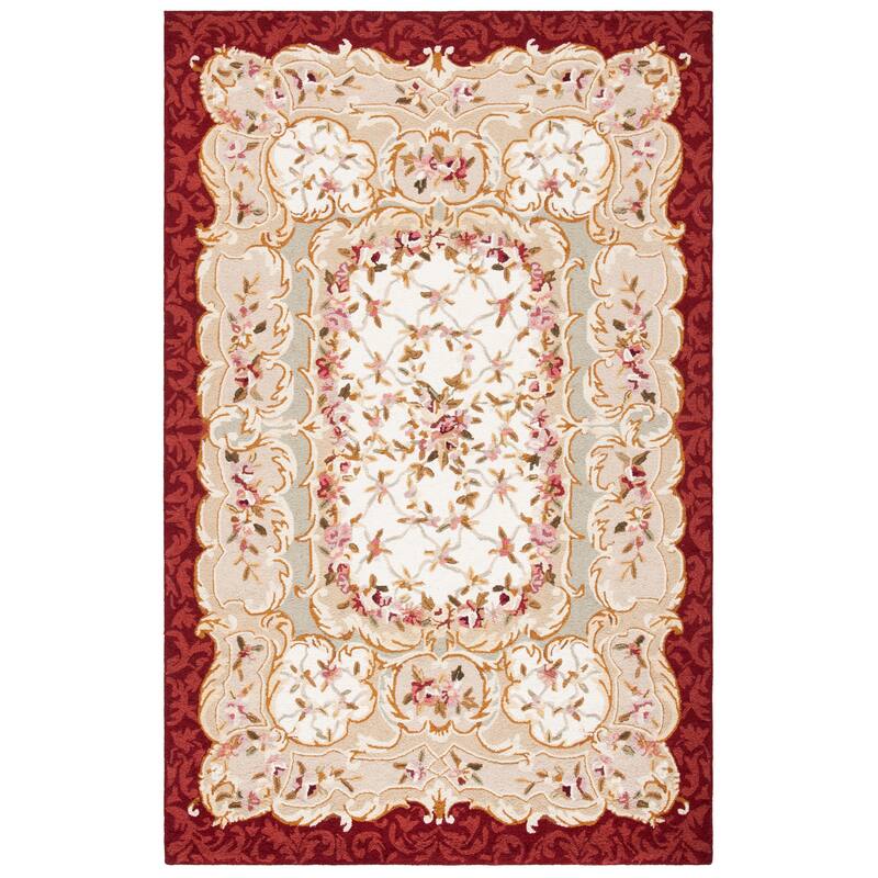 SAFAVIEH Handmade Chelsea Nour French Country Wool Rug