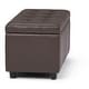 preview thumbnail 31 of 128, WYNDENHALL Essex 34-in. Wide Rectangular Storage Ottoman