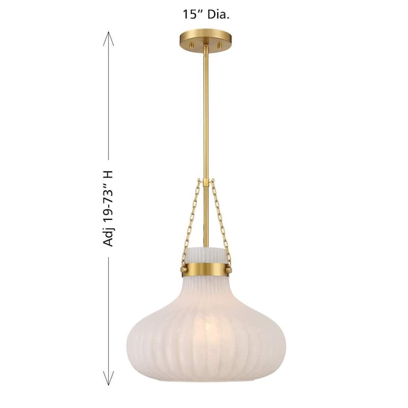 1-Light Pendant By Trade Winds