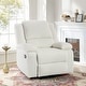 preview thumbnail 71 of 79, Vegan Leather Upholstered Push Back Manual Recliner Chair