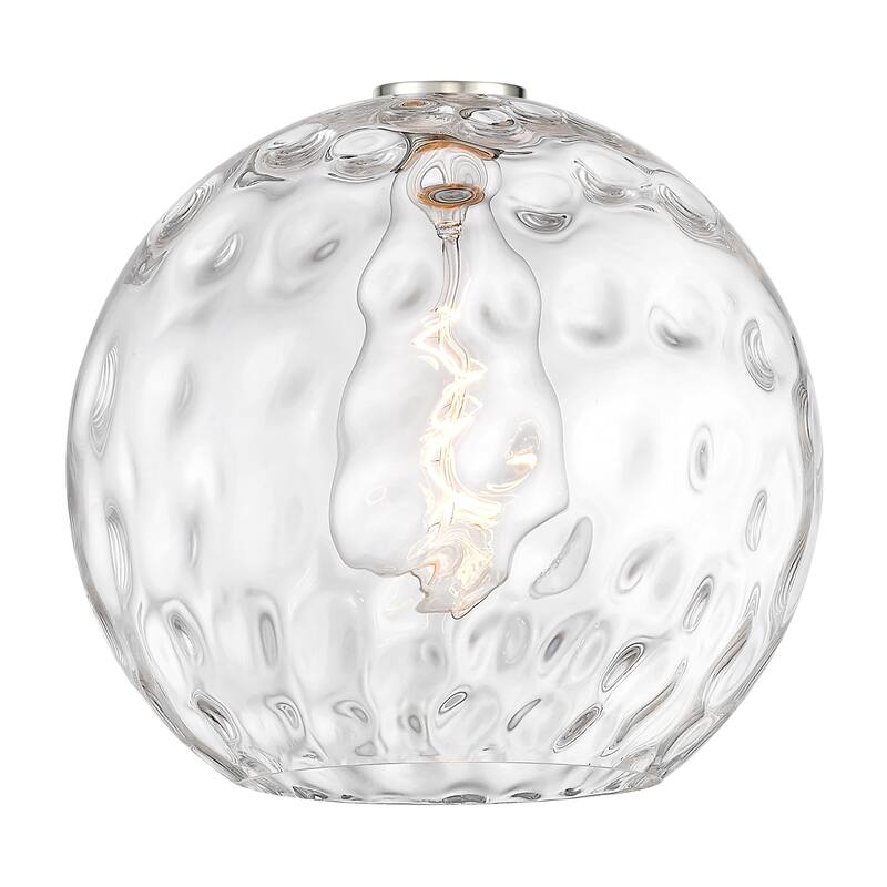 Innovations Lighting Athens Water Glass 1 Light 12" Mini Pendant