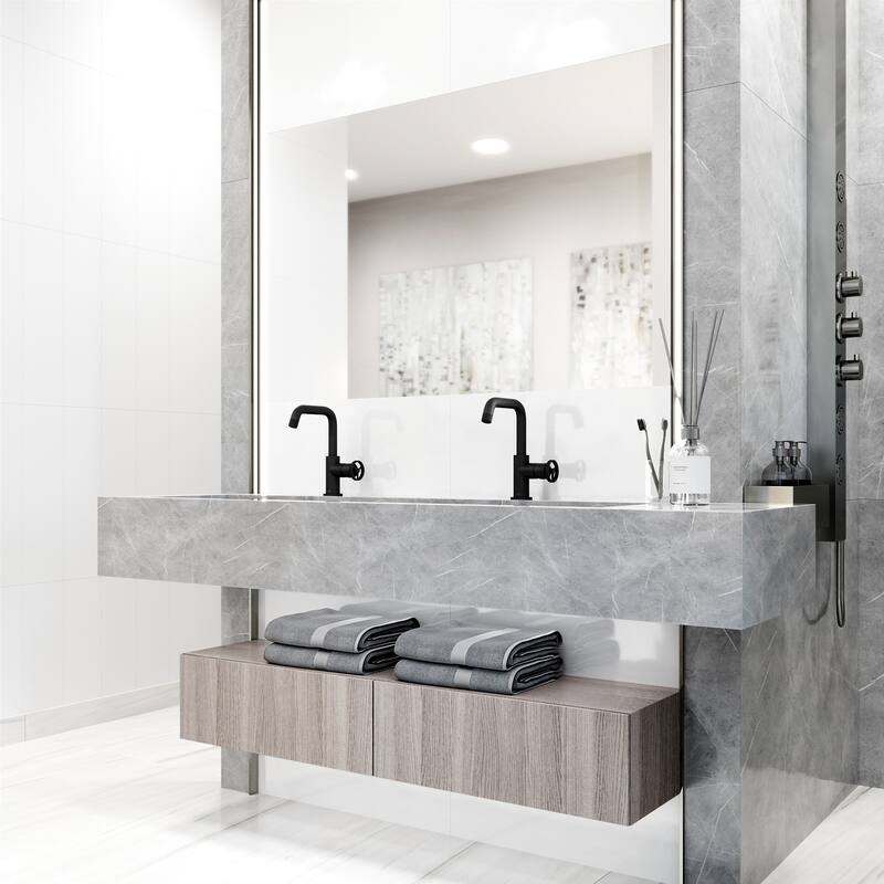 VIGO Cass 9" H Single Handle Single Hole Bathroom Faucet