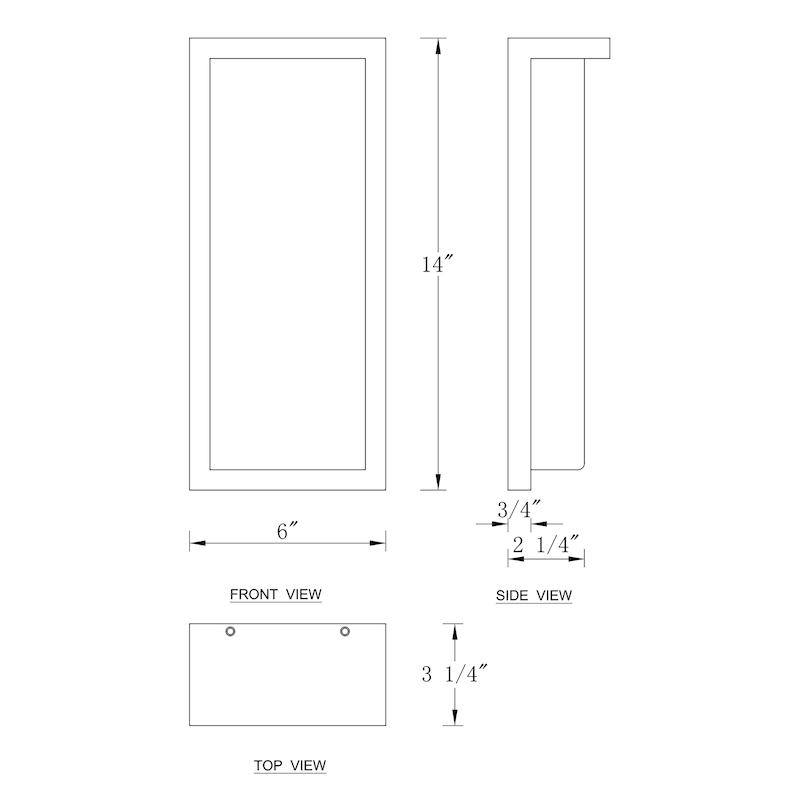 C Cattleya Integrated LED Outdoor Wall Light with Acrylic Shade