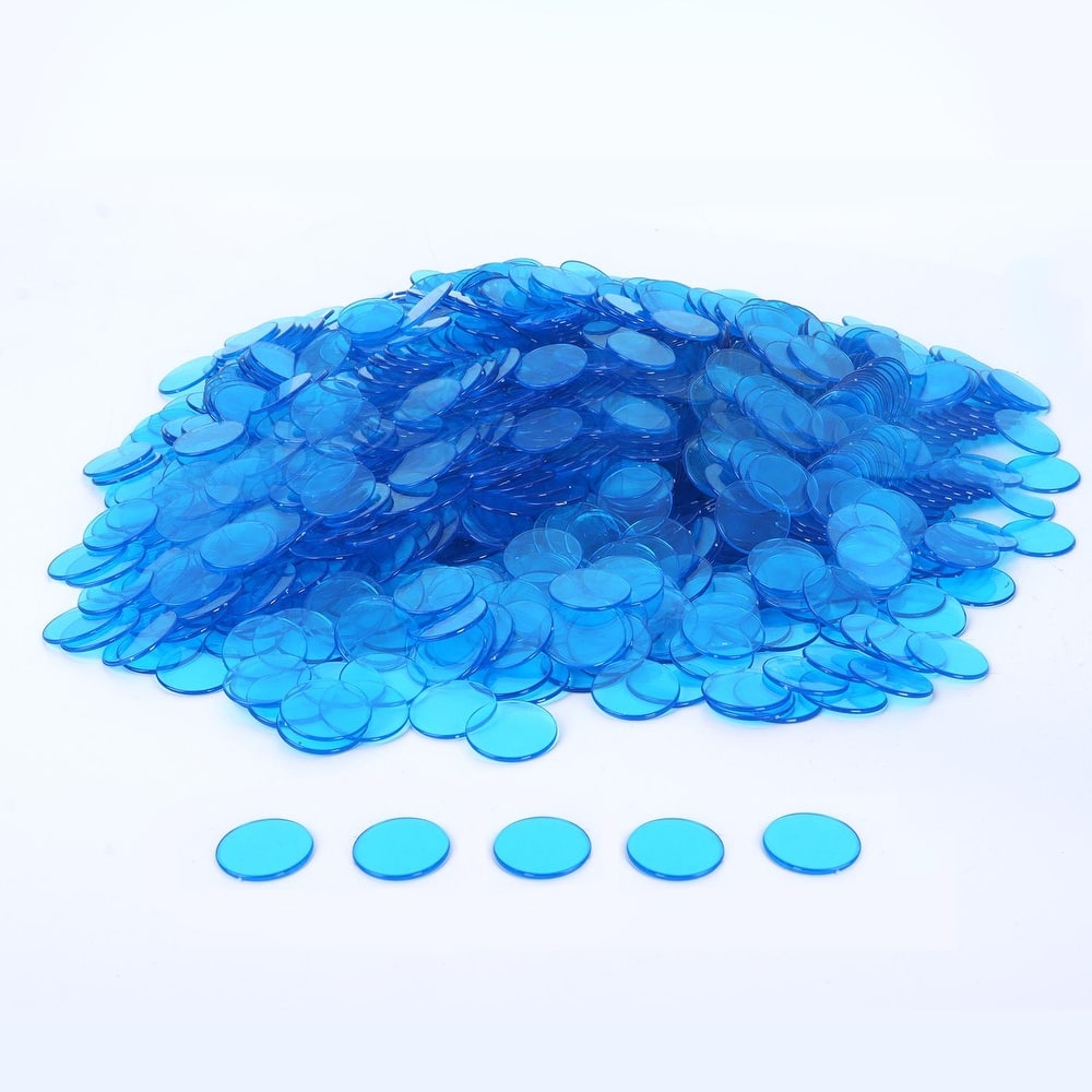 GSE™ 1000-Pack 3/4-inch Plastic Bingo Chips for Bingo Game, Counting, Sorting, Science, Educational Markers