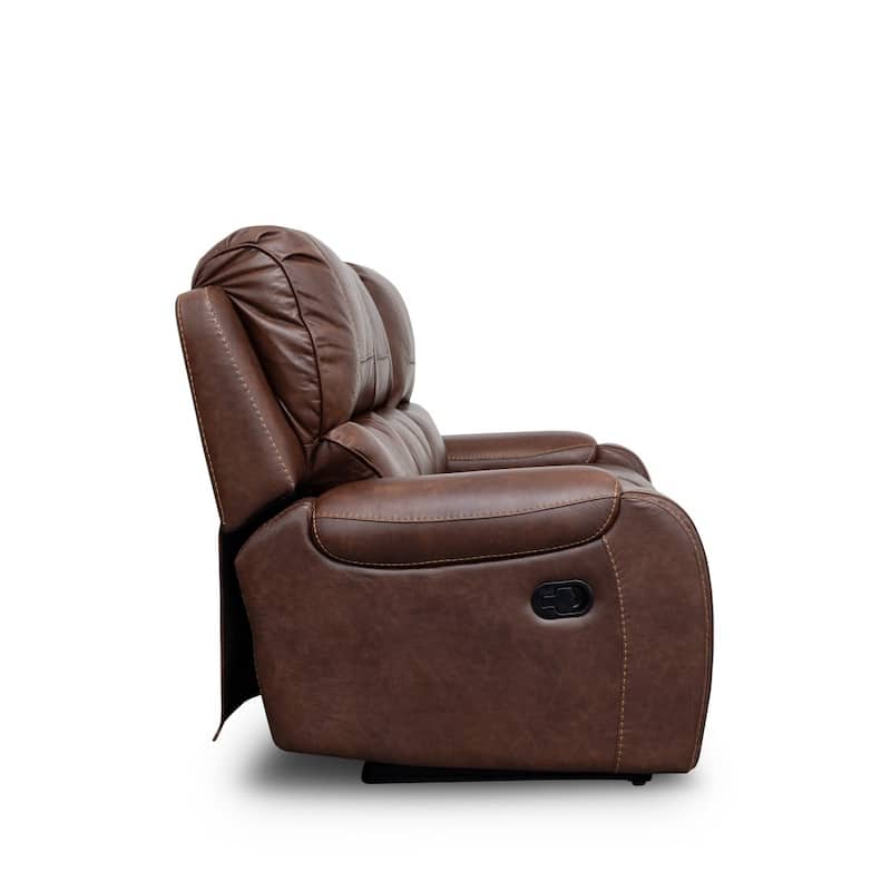 Demetra Brown Reclining Sofa
