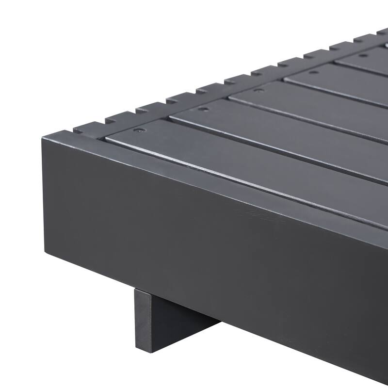 Christopher Knight Home - Kim Lounge Chaise Modern Outdoor Wooden Set with Triple-Fold Lounge Cushion