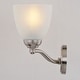 preview thumbnail 11 of 10, Bellwood Traditional Bathroom Vanity Wall Lighting Fixture, Glass Shade, Dimmable, LED Compatible, Over the Mirror Mount