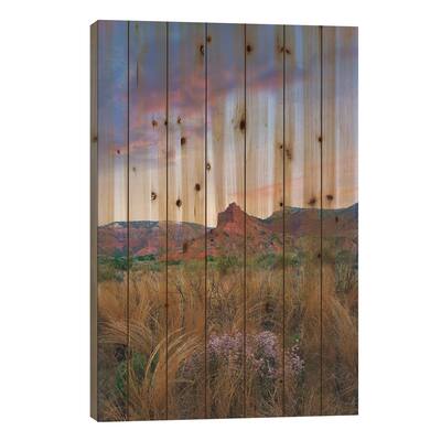 Caprock Canyons State Park, Texas - Vertical Print On Wood by Tim Fitzharris - Multi-Color