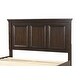 preview thumbnail 4 of 6, Hamilton King Size 5 Pc Bedroom Set in Dark Walnut, Bed, 2 Nightstands, Dresser, Mirror