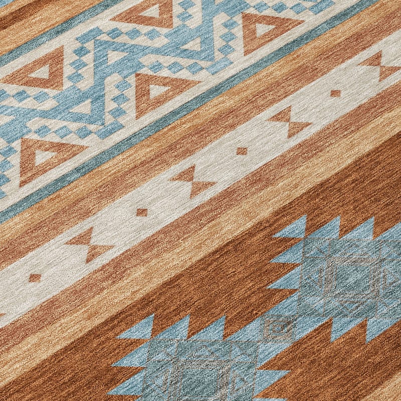 Machine Washable Indoor/ Outdoor Global Heston Chantille Rug