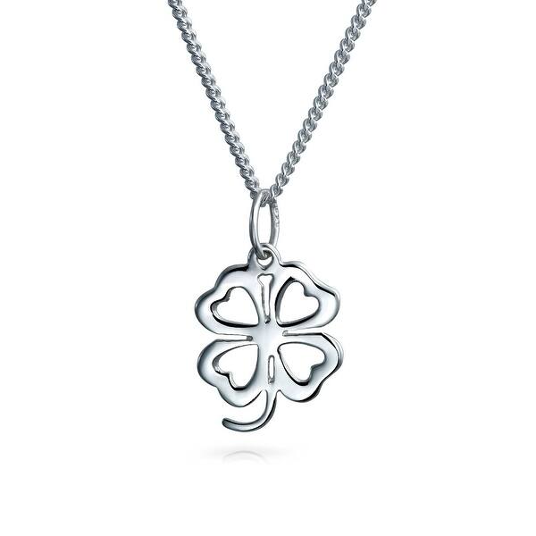 925 Sterling Silver Four Leaf Clover Charm 925 Sterling Silver Four Leaf Clover Charm
