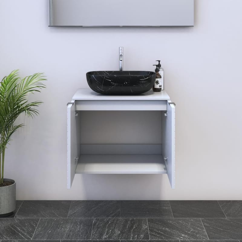 Capri 2D 60 Floating Bathroom Vanity (24" Width)
