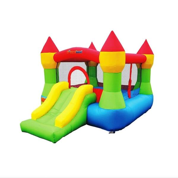 Bounceland Bounce House Castle Bounce N' Slide w/hoop On Sale Bed