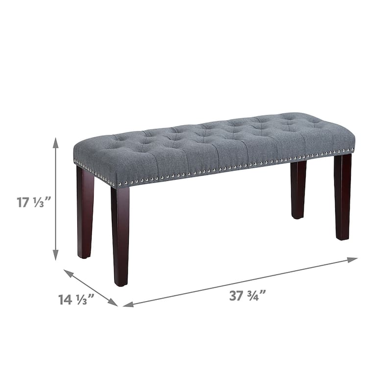 Maypex 38 in. Upholstered Bench