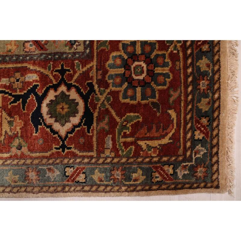 ECARPETGALLERY Hand-knotted Jules Sultane Ivory Wool Rug - 8'11 x 11'10