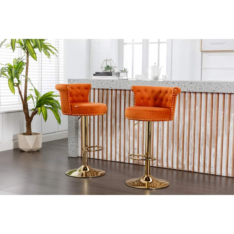 COOLMORE Swivel Counter Height Stools