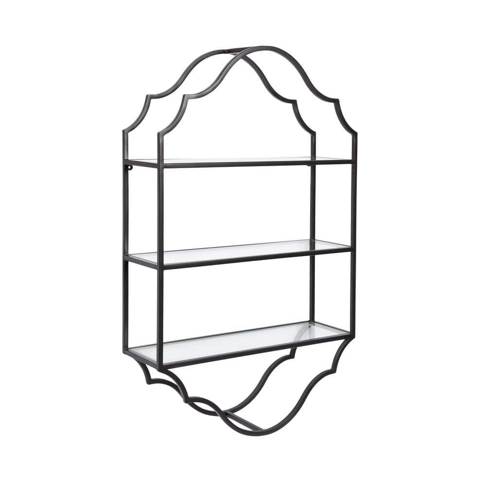 Kate and Laurel Leanna Tiered Wall Shelf
