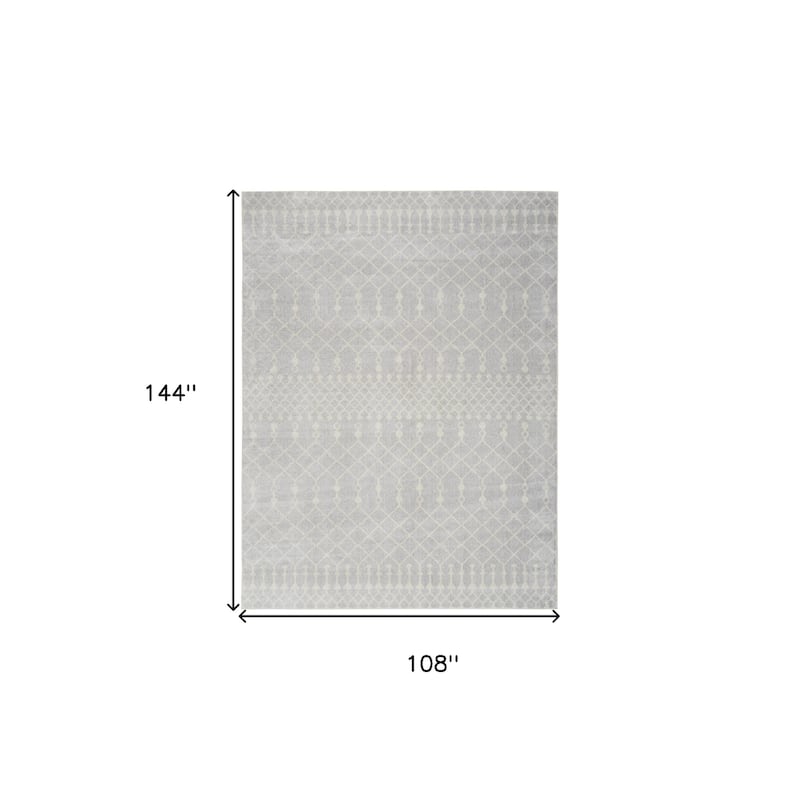 Power Loomed Abstract Modern Area Rug
