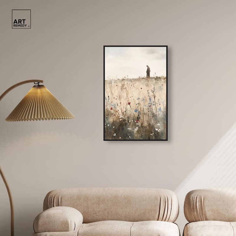Ambling Monk Canvas by Art Remedy