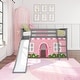 preview thumbnail 5 of 20, Max and Lily Classic Twin-Size Low Loft with Easy Slide and Curtain