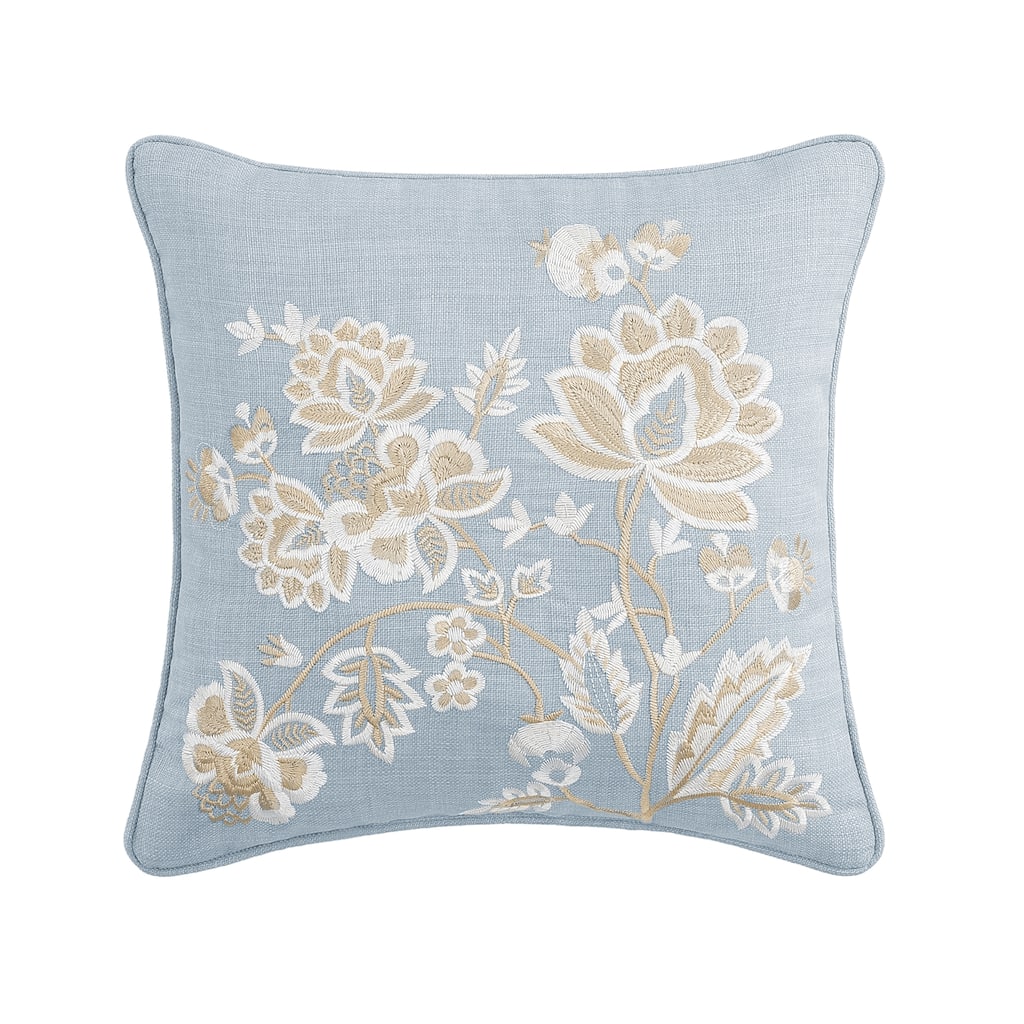 J. Queen New York Garden Bloom 18" Square Decorative Throw Pillow