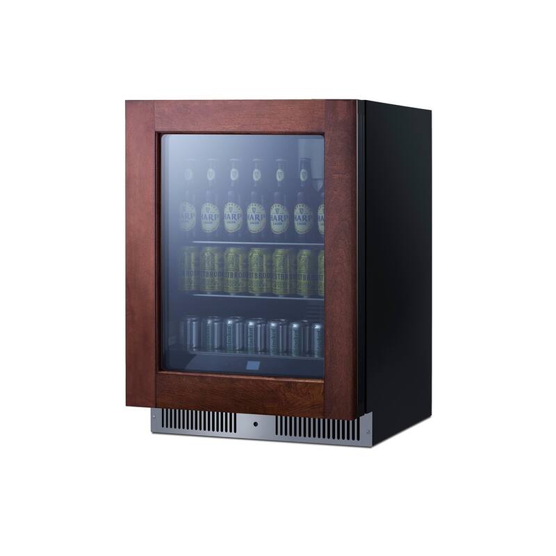 Summit CL24BV1PNRLHD 24" Wide Panel Ready Left Hinge Beverage Cooler