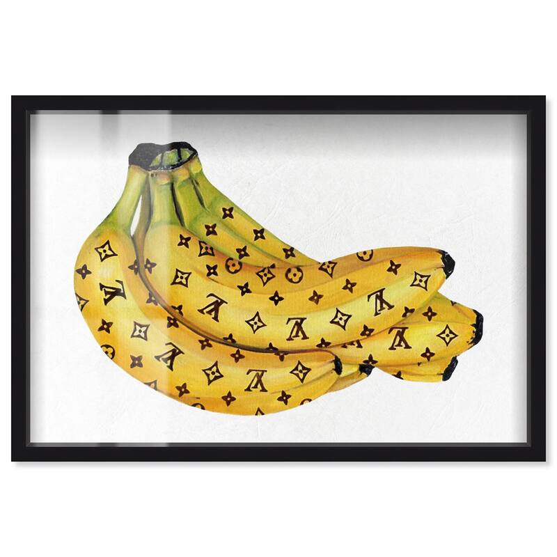 Fashion Bananas III Shadowbox by Art Remedy - Black - 24" x 16"
