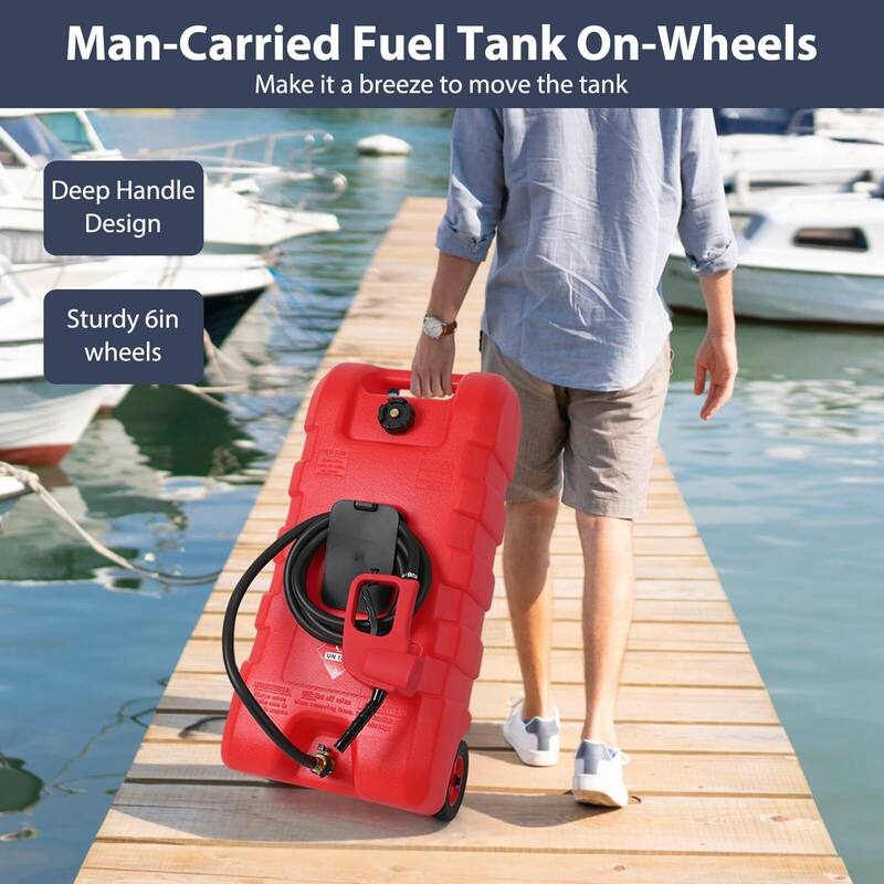 Portable 15 Gallon Fuel Caddy
