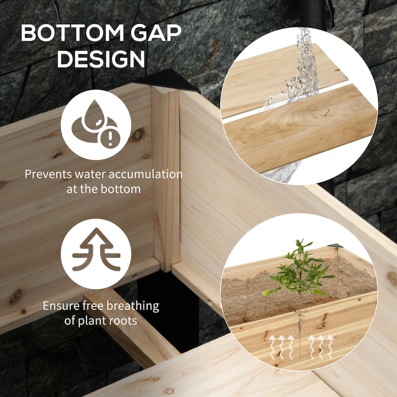 47''x24''x29'' Raised Garden Bed