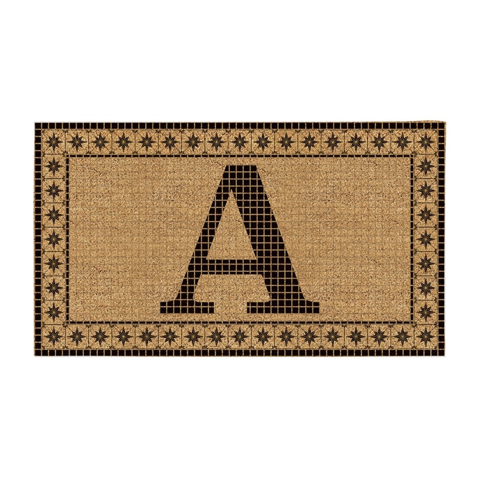 Monogrammed door mat bed bath and beyond on sale