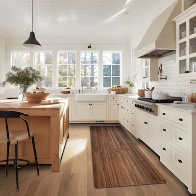 nonslip wear-resistant kitchen wonderful matGreatWood texture pattern