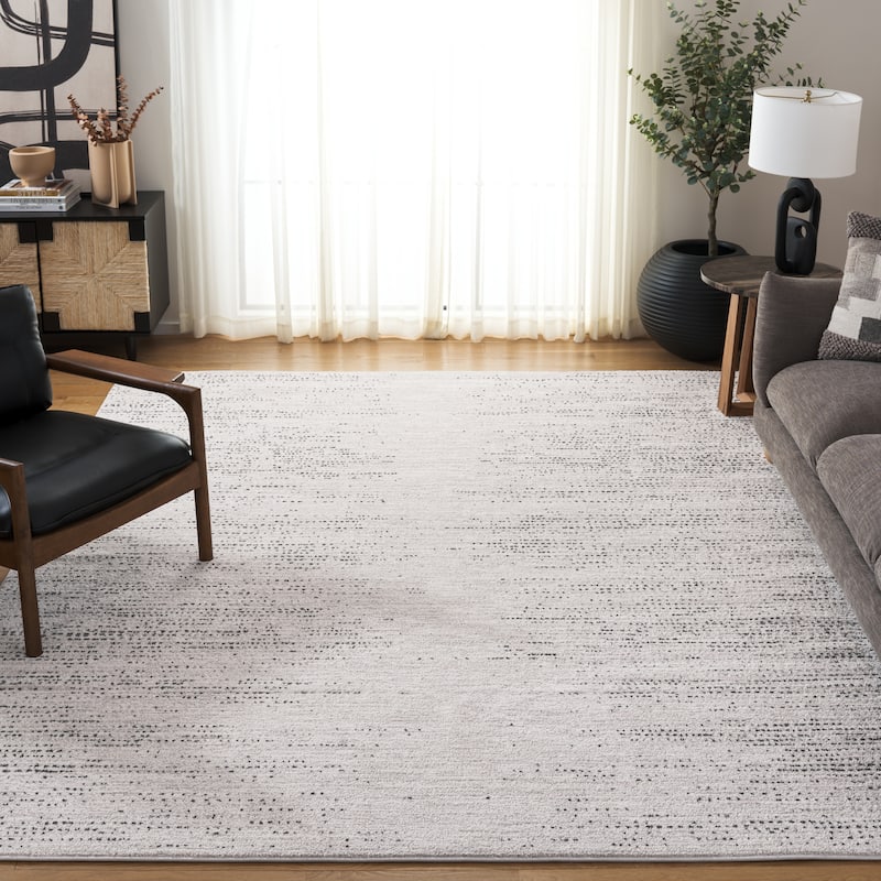 SAFAVIEH Northport Alwilda Modern & Contemporary Rug - 9' x 12' - Ivory/Charcoal