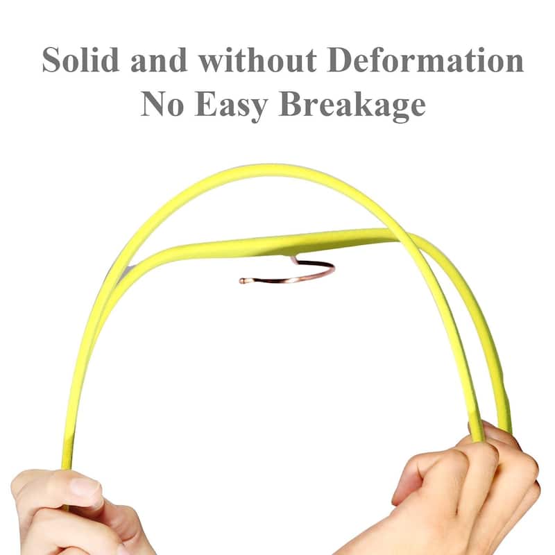 Javlergo 50/100 Pack Velvet Hangers, Heavy Duty Non Slip & Space-Saving Cloth Hangers with 6 Finger Clips & Tie Rack