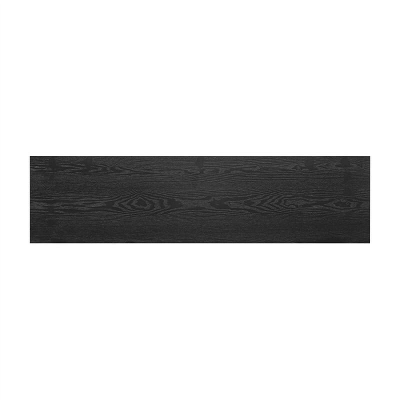 Farmhouse Console Table with 2 Concealed Drawers, Waterfall Edge Design Entryway Table Sofa Table with Thickened Legs