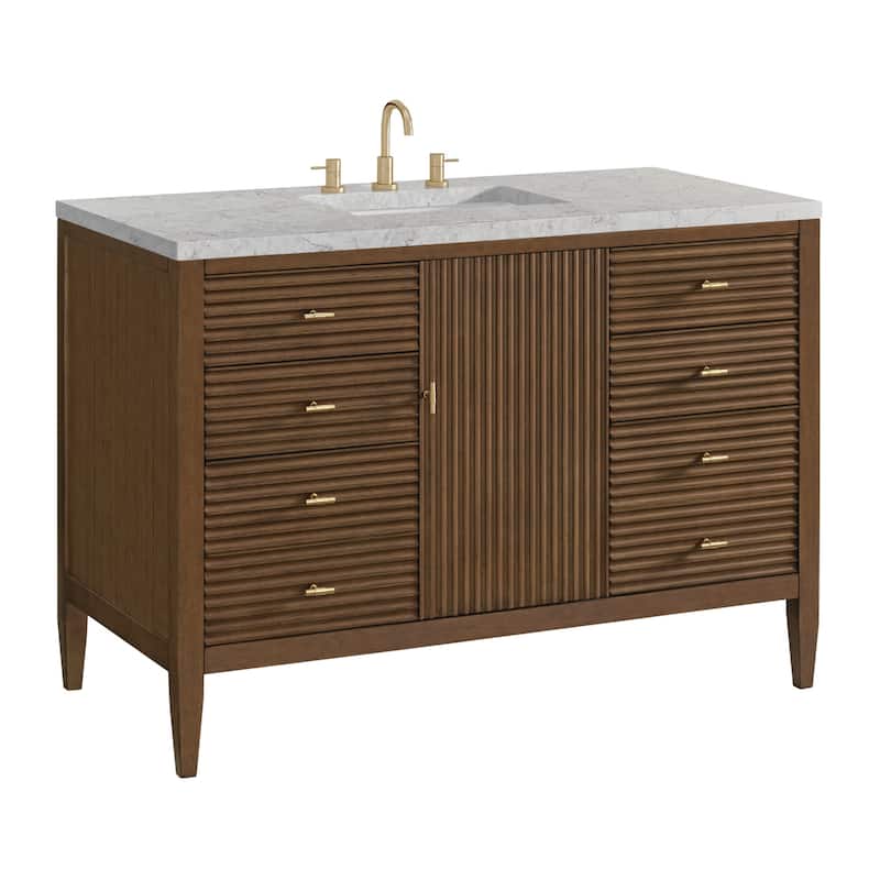 James Martin Vanities 485-V48-3EJP Myrrin 48" Single Basin Wood Vanity