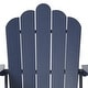preview thumbnail 41 of 156, Aderson Outdoor Poly Adirondack Chair With Ottoman And Side Table 12-Piece Set