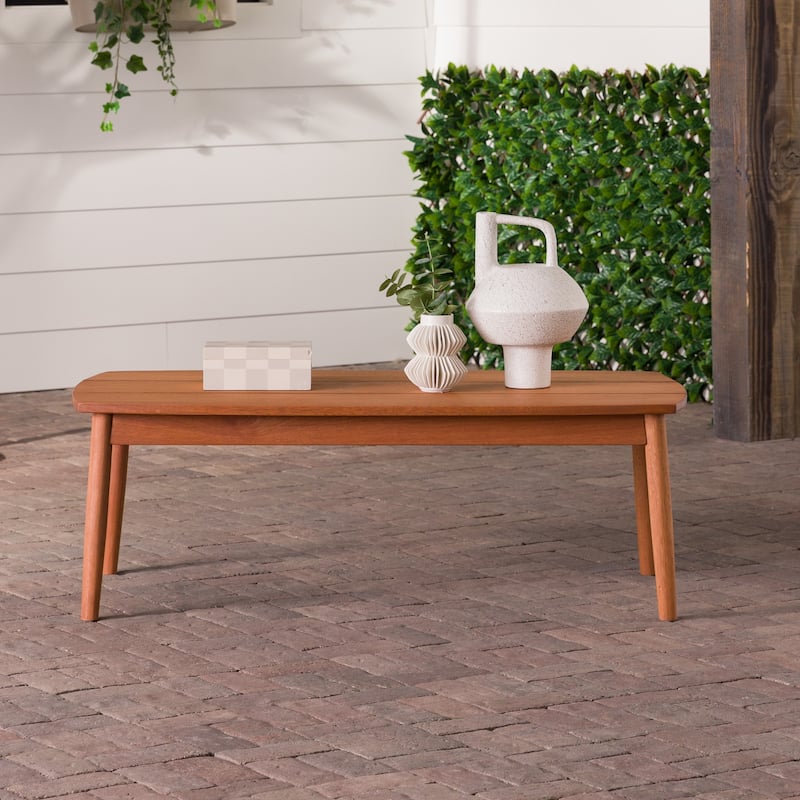 Middlebrook Designs Solid Wood Outdoor Coffee Table - Brown