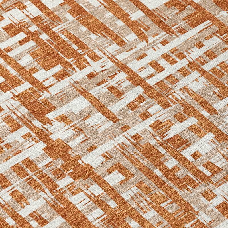 HomeRoots Abstract Transitional Rectangle Outdoor Rug