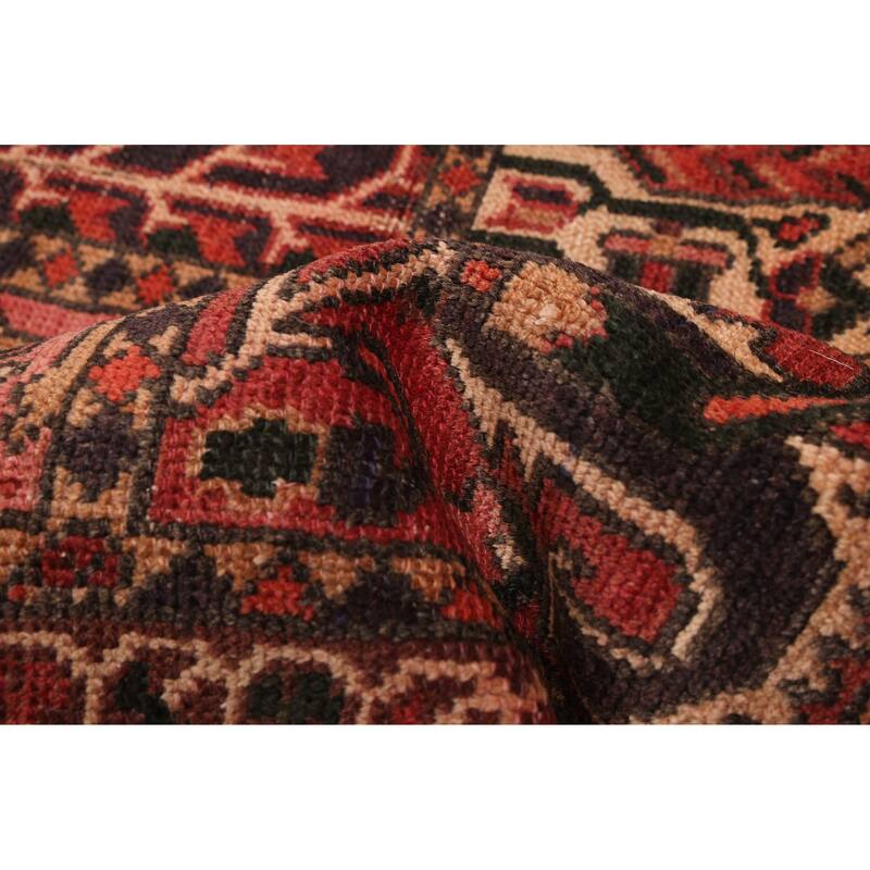 ECARPETGALLERY Hand-knotted Kayseri Vintage Red Wool Rug - 6'8 x 9'1