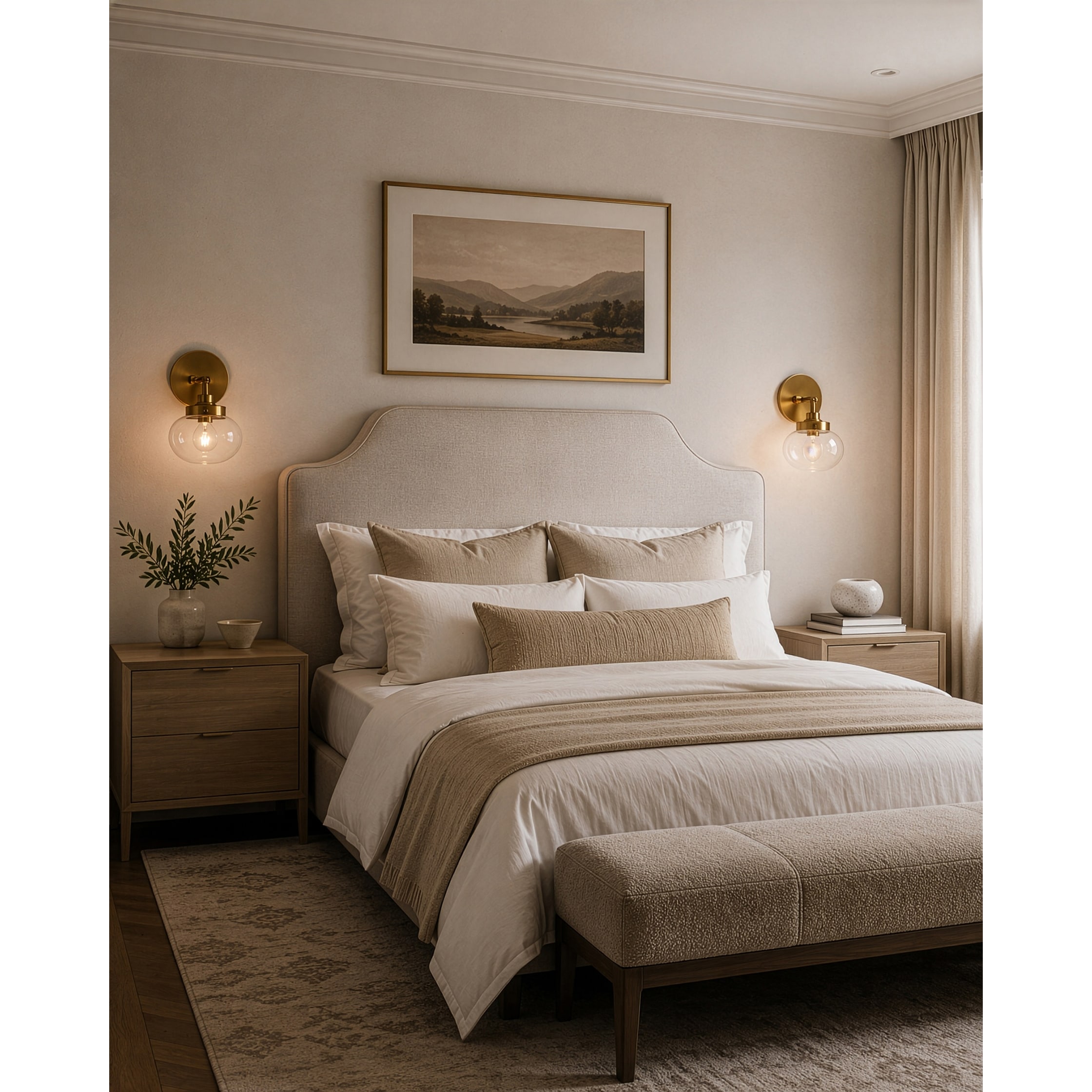 Varaluz Harrow Architectural Wall Sconce - Aged Brass