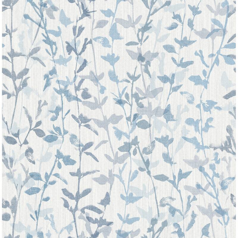 Scott Living Thea Blue Floral Trail Wallpaper