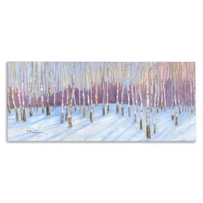 Stupell Niveous Birch Tree Grove Canvas Wall Art Design By Paul Brent