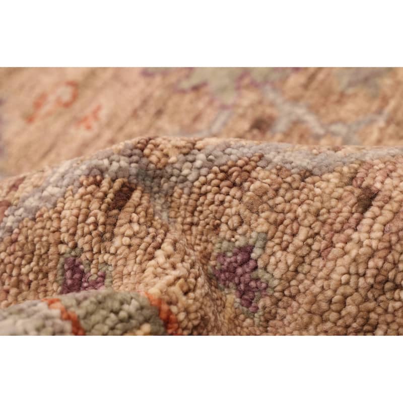 ECARPETGALLERY Hand-knotted Jules Serapi Brown Wool Rug - 7'10 x 9'9