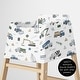 preview thumbnail 5 of 4, Sweet Jojo Designs Construction Truck Boy 5 in 1 Baby Car Seat Nursing Cover Blue Green Transportation Zone Vehicles Bulldozer