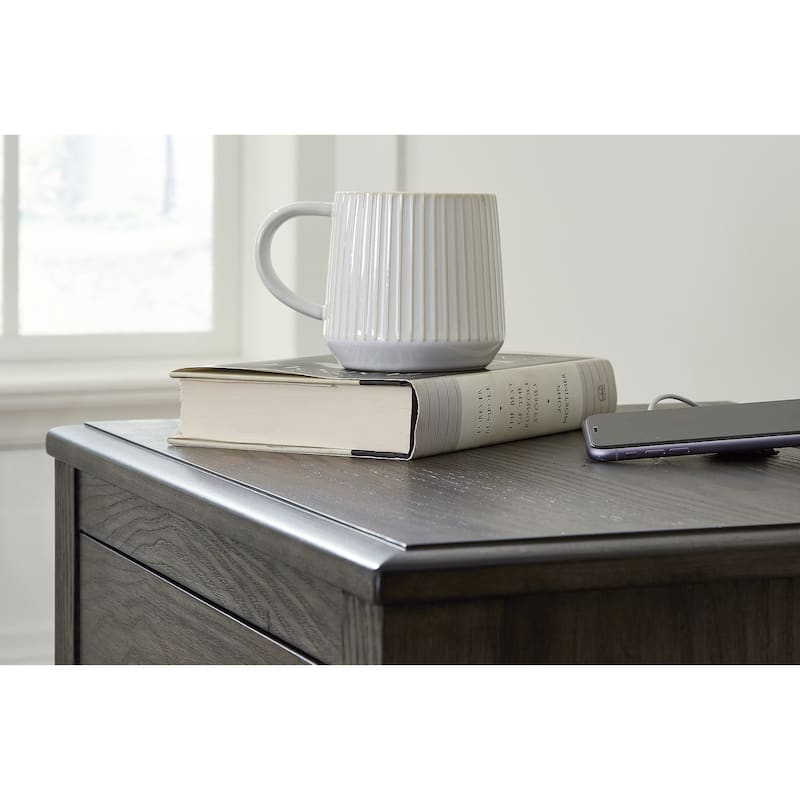 Signature Design by Ashley Montillan Grayish Brown Nightstand