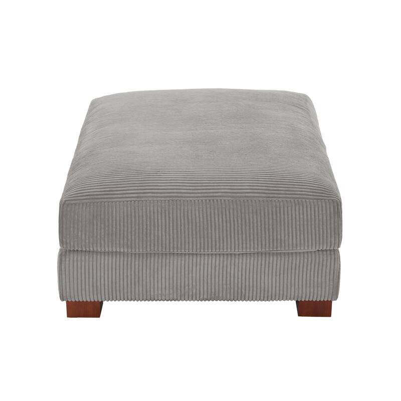 Modern Rectangular Ottoman Foot Rest Stool for Couch